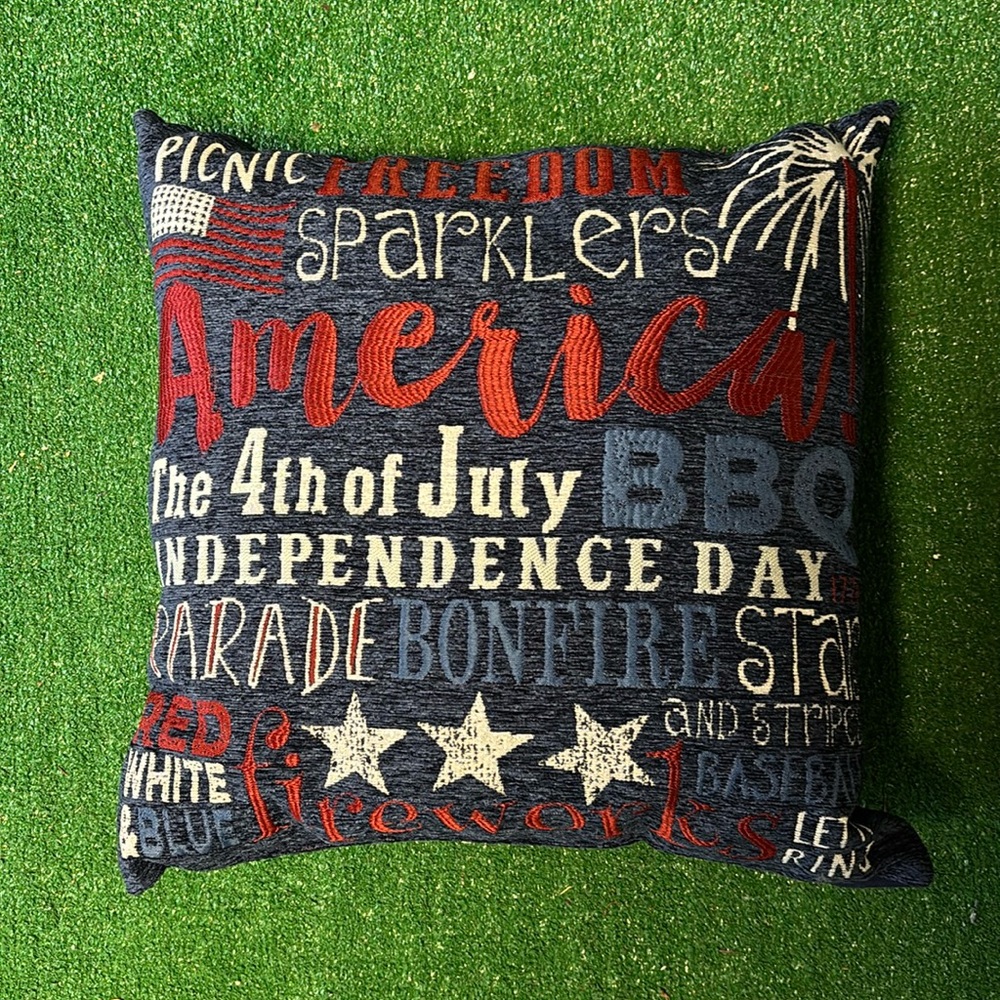 Fourth of July America Pillow